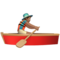 Person Rowing Boat - Medium emoji on Apple